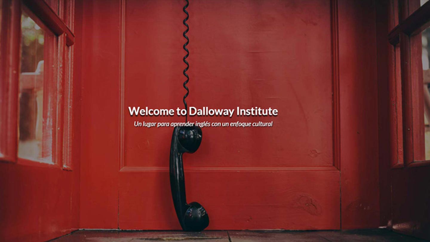 Sitio web de Dalloway Institute, por Baltacom